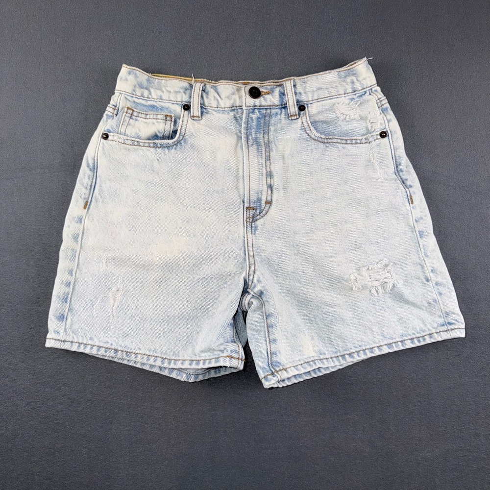 Light Wash High-Rise Women's Denim Shorts
